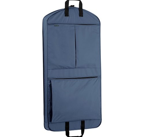 wallybags garment bag navy
